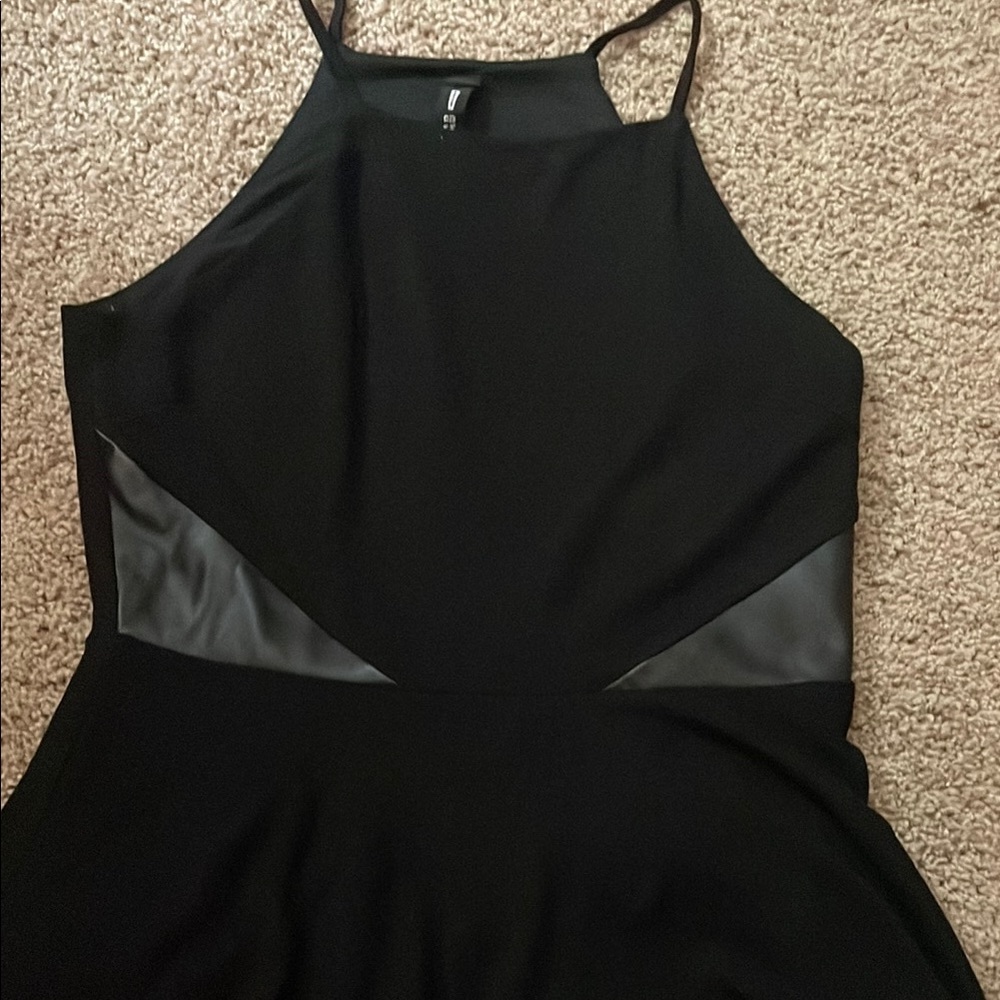 Suede like  BlackHalter top by Design lab